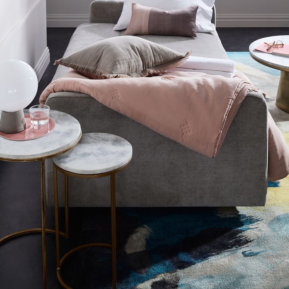 Round Nesting Side Tables Set (30 cm) West Elm UK